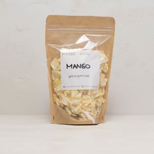 gefriergetrocknete Mango im Beutel